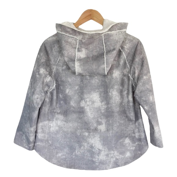 Naked Zebra Women’s Faux Suede Hooded Jacket - Size S - Picture 3 of 5